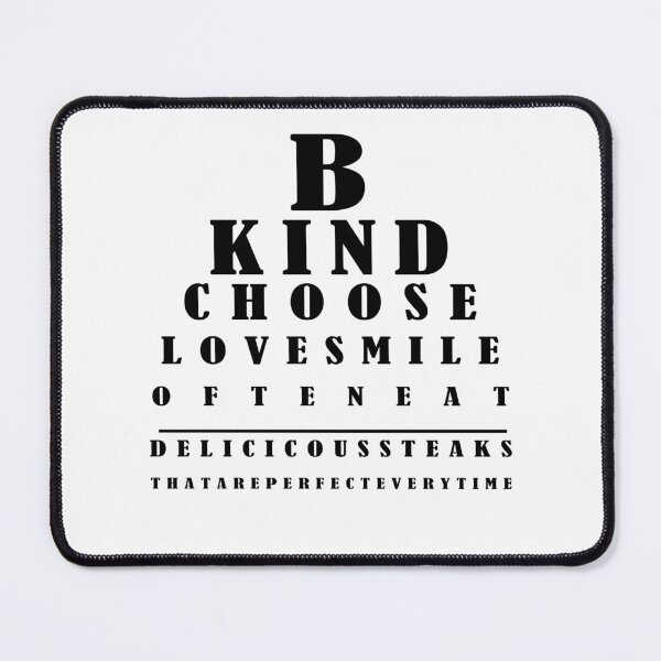 Item preview, Funny Eye Chart designed and sold by MoonsmileProd.