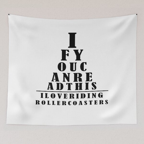 Item preview, Funny Eye Chart designed and sold by MoonsmileProd.