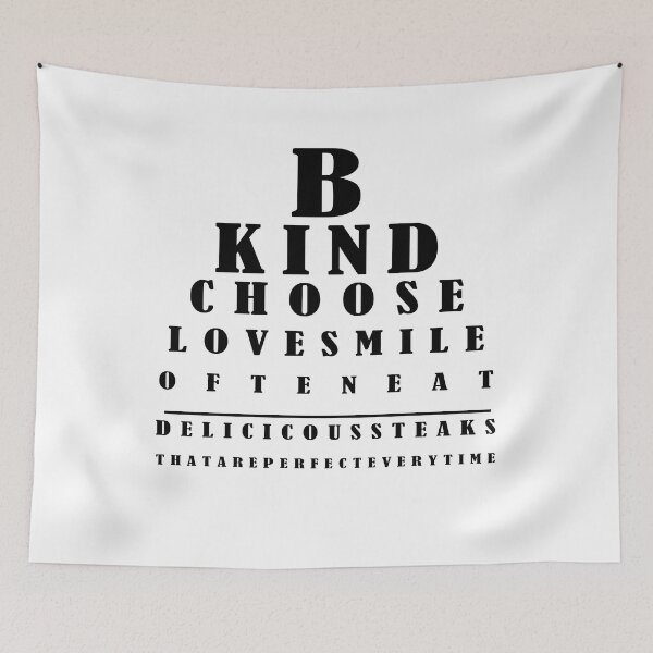 Item preview, Funny Eye Chart designed and sold by MoonsmileProd.
