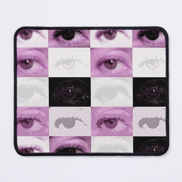 Item preview, Eyes - minimalist violet and grey composition designed and sold by WRECZ.