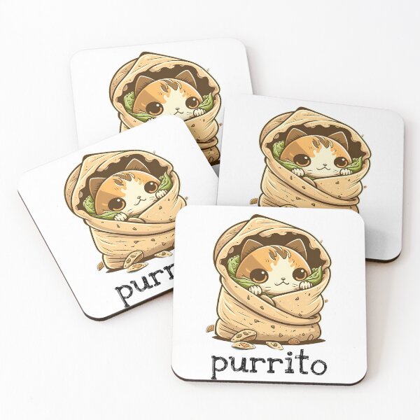 Item preview, Purrito cat designed and sold by Christolamber.