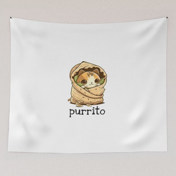 Item preview, Purrito cat designed and sold by Christolamber.