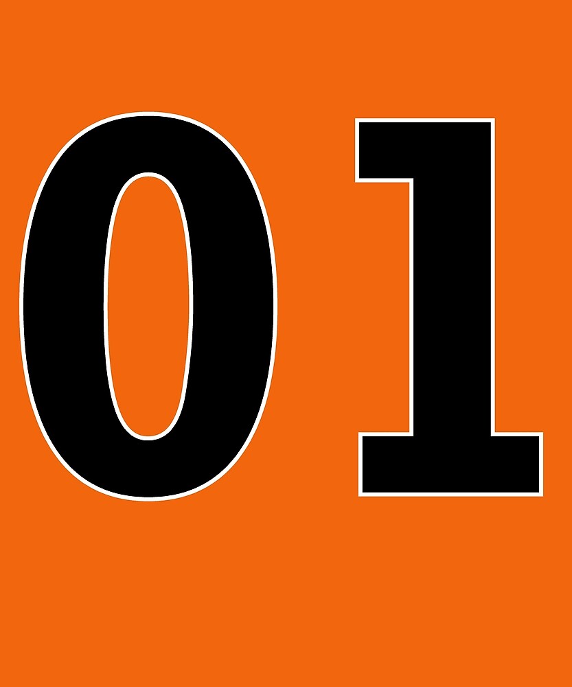 "General Lee Orange Race Car Numbers " by ttuniques | Redbubble