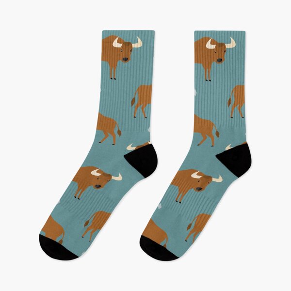 Item preview, Bulls on blue designed and sold by reneesillus.
