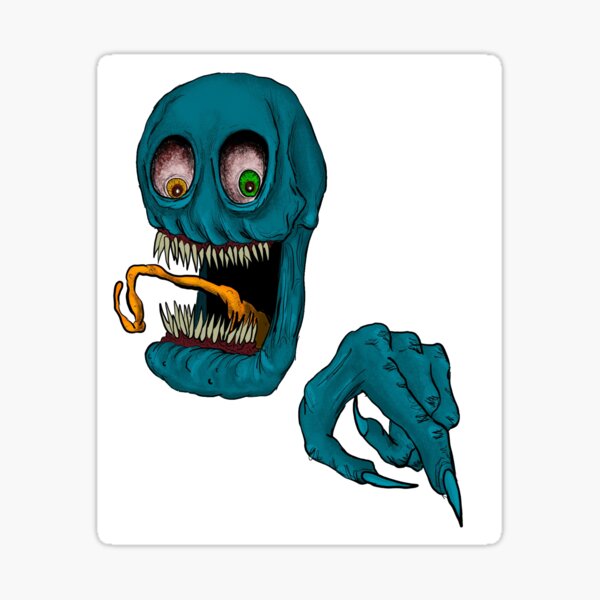 Monster Point Sticker for Sale by RitaCreatez