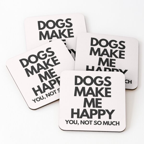 Item preview, Dogs make me happy. You designed and sold by TempuVitae.