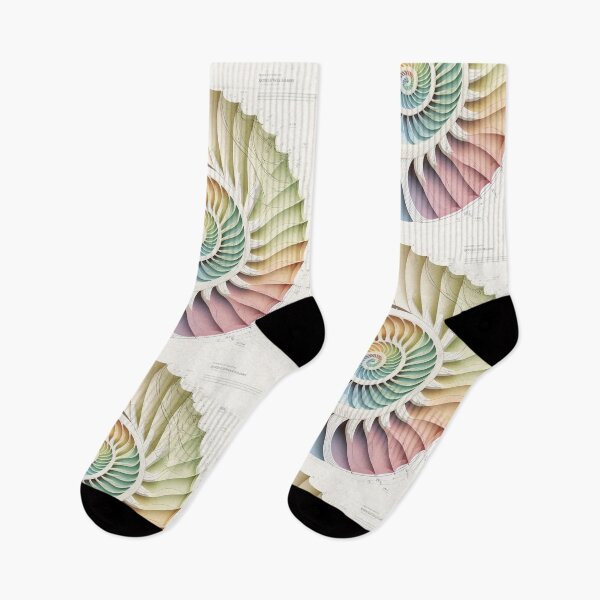 Item preview, Coral Sacred Fibonacci Style Spiral Infographic Abstract  designed and sold by RAGANADesign.
