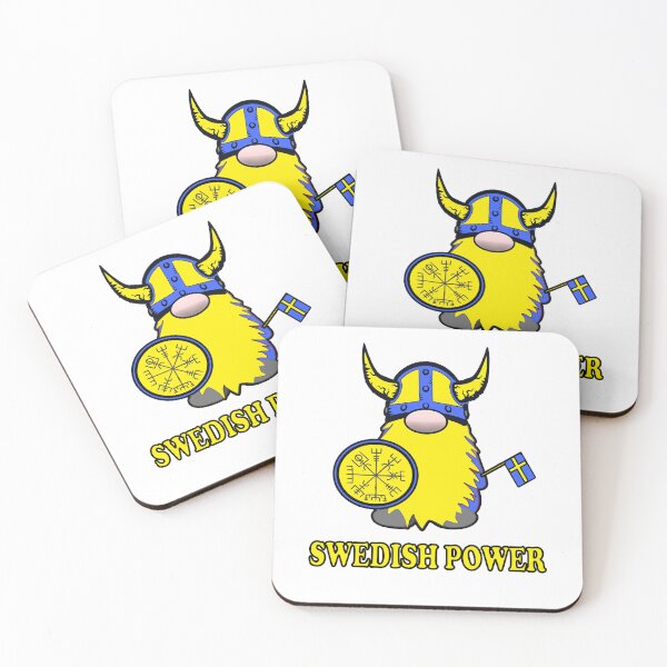 Item preview,  Swedish Power Viking Gnome Tomte Swedish Flag designed and sold by funnytshirtemp.