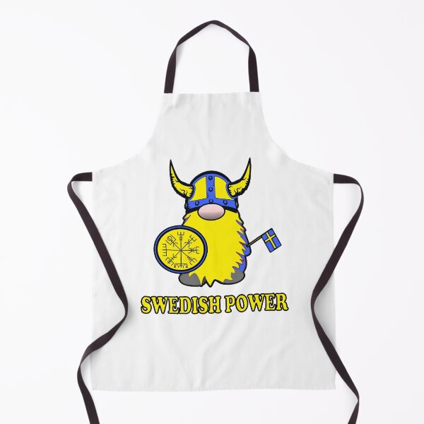 Item preview, Swedish Power Viking Gnome Tomte Swedish Flag designed and sold by funnytshirtemp.