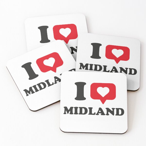 Item preview, I Love Midland, I Heart Midland, Hometown Midland, Texas designed and sold by Danylo Mikhnievych.