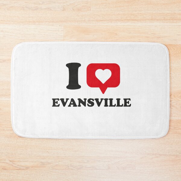 Item preview, I Love Evansville, I Heart Evansville, Hometown Evansville, Indiana designed and sold by Danylo Mikhnievych.