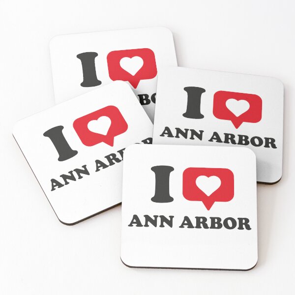 Item preview, I Love Ann Arbor, I Heart Ann Arbor, Hometown Ann Arbor, Michigan designed and sold by Danylo Mikhnievych.