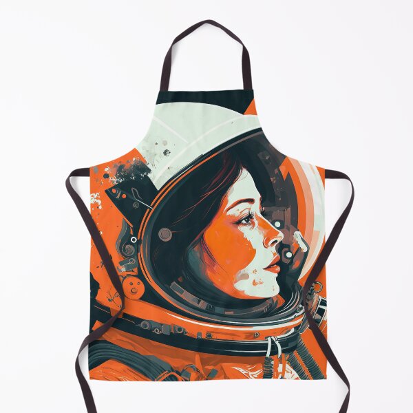 Item preview, Astronaut Women Pop Art Space Nasa Retro Rainbow designed and sold by HRMNY25.