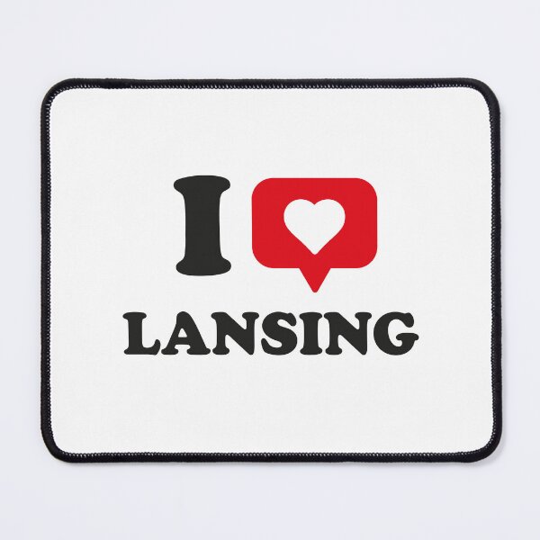 Item preview, I Love Lansing, I Heart Lansing, Hometown Lansing, Michigan designed and sold by Danylo Mikhnievych.