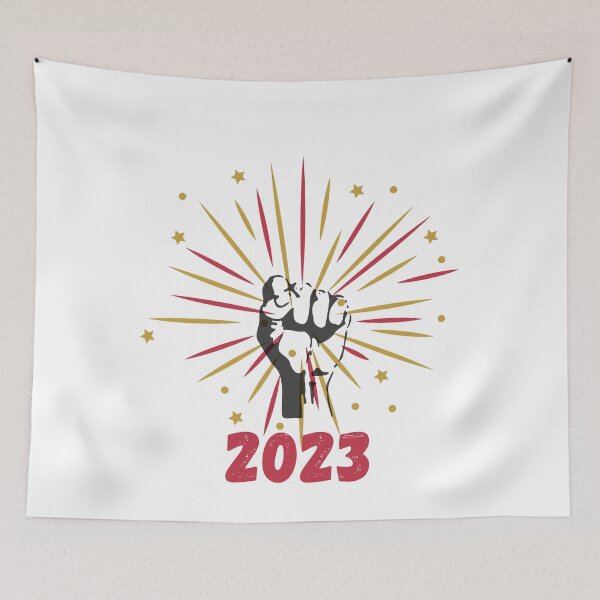 Item preview, 2023. Make it Great...Make it Happen! Inspirational starburst and raised fist design designed and sold by Lost-World-Shop.
