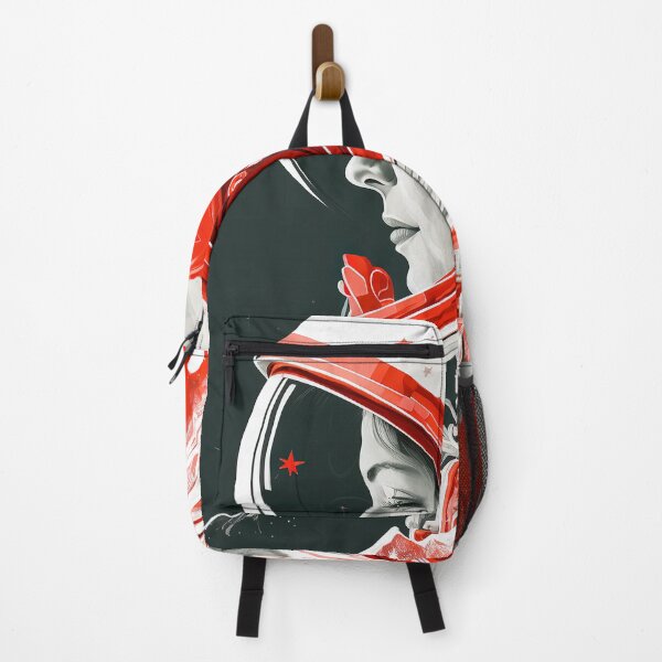 Item preview, Astronaut Women Pop Art Space Nasa Retro Rainbow designed and sold by HRMNY25.