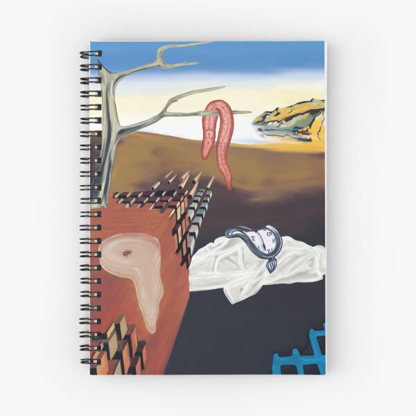 Item preview, Salvador Dali C. elegans science print designed and sold by LifeScienceLot.
