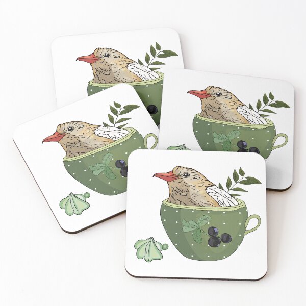 Item preview, A cute cartoon bird sits in a cup designed and sold by Anastasiia Yurevych.