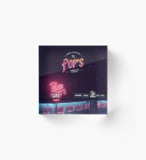 Pop's Diner Acrylic Block