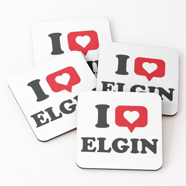 Item preview, I Love Elgin, I Heart Elgin, Hometown Elgin, Illinois designed and sold by Danylo Mikhnievych.