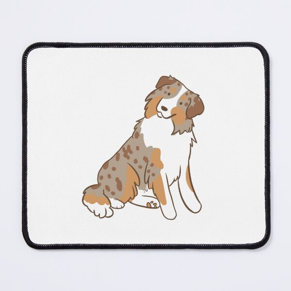 Item preview, red merle miniature australian shepherd designed and sold by Yarafantasyart.