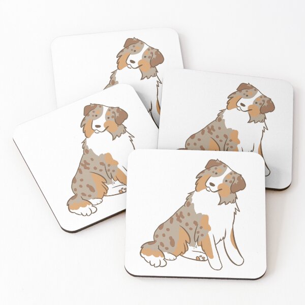 Item preview, red merle miniature australian shepherd  designed and sold by Yarafantasyart.