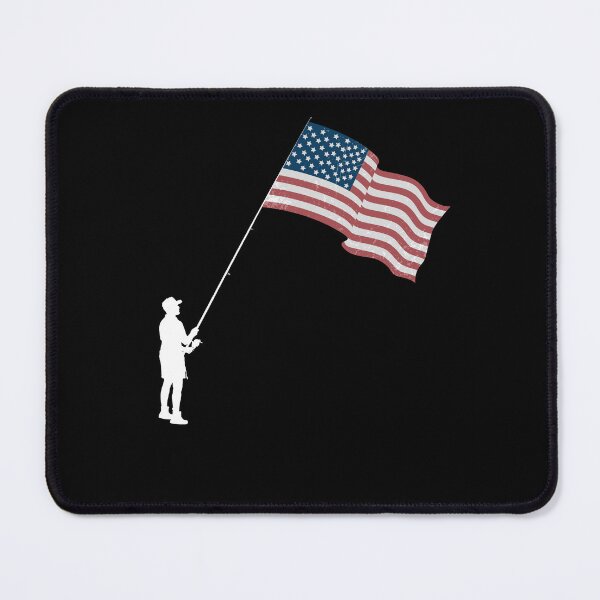 Item preview, American Flag Fishing Fisherman USA Fish designed and sold by facePale.