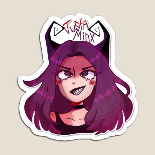 JustaMinx Smiling  Sticker for Sale by InsecurePuppet