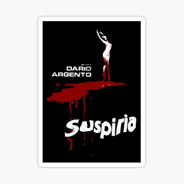 SUSPIRIA 4x3” Die-Cut Vinyl Decal Weather/water Proof Sticker horror Argento 