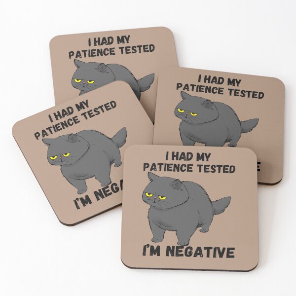Item preview, I had my patience tested I’m negative annoyed cat designed and sold by JoeyGraceCatCo.