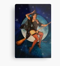Halloween Pinup Metal Print