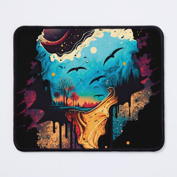 Item preview, Bats flying into a Creamy night designed and sold by Stevica Canadi.