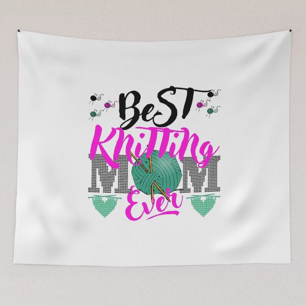 Item preview, Knitting Knitter Mom Best Knitting Mom Ever designed and sold by ASLI-SH.