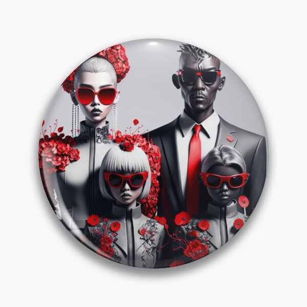 Item preview, Futuristic Family Portrait designed and sold by AI-conic.