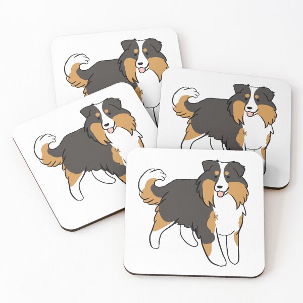 Item preview, black tri mini australian shepherd  designed and sold by Yarafantasyart.