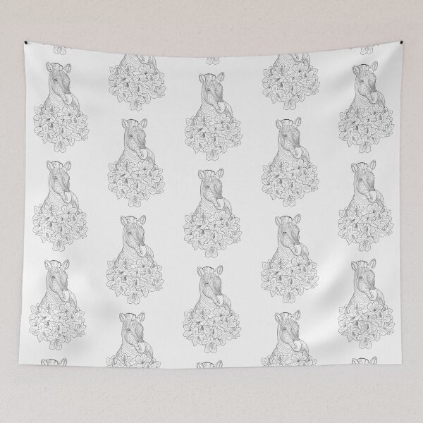 Item preview, Zebra and Azalea designed and sold by YuNikDraw.