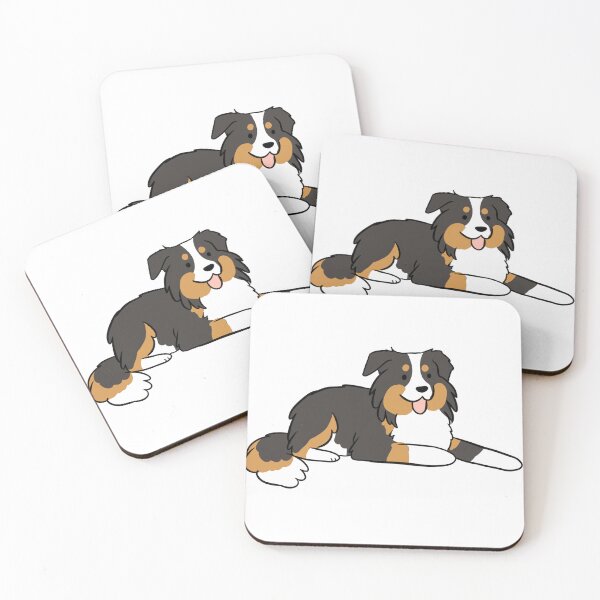 Item preview, black tri mini australian shepherd  designed and sold by Yarafantasyart.