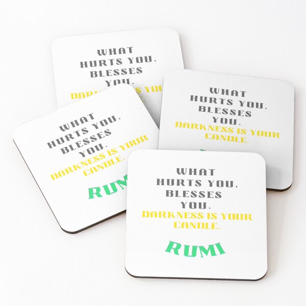 Item preview, Darkness is your candle Rumi quote designed and sold by Ioana1.