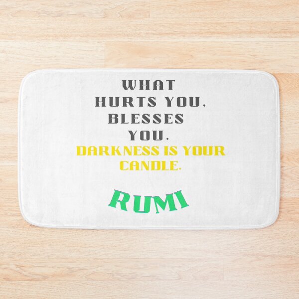 Item preview, Darkness is your candle Rumi quote designed and sold by Ioana1.