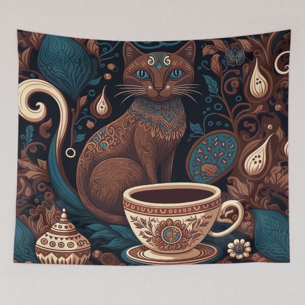 Item preview, Coffee and Cat Design  designed and sold by Juliascutecornr.