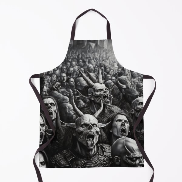 Item preview, Death metal crowd designed and sold by Skull-Breakfast.