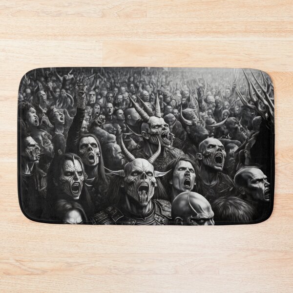 Item preview, Death metal crowd designed and sold by Skull-Breakfast.