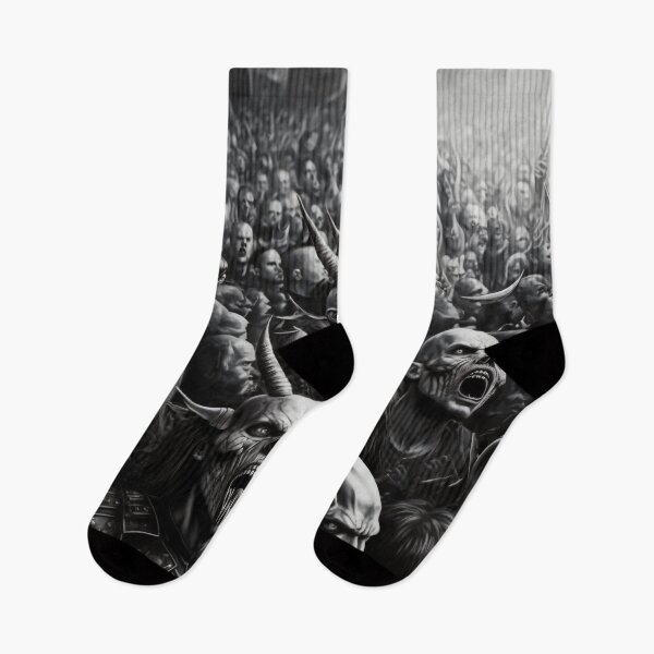 Item preview, Death metal crowd designed and sold by Skull-Breakfast.
