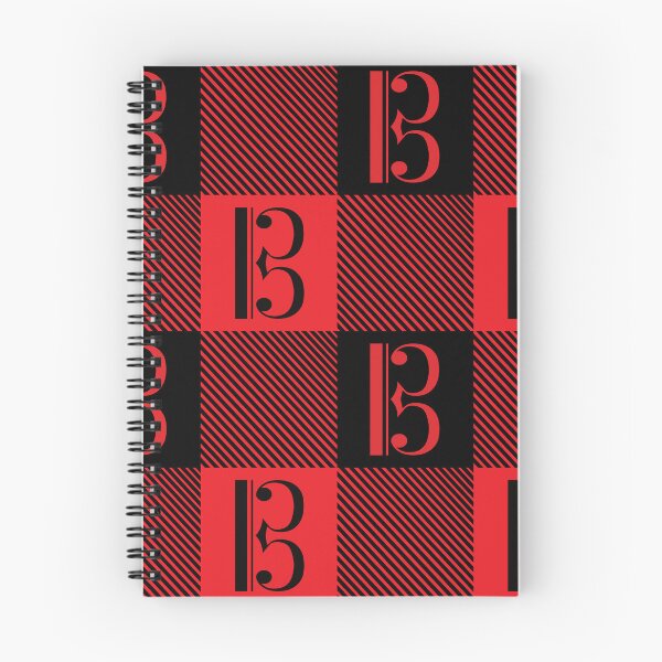 Item preview, Alto/tenor clef with tartan pattern designed and sold by piesdesignart.