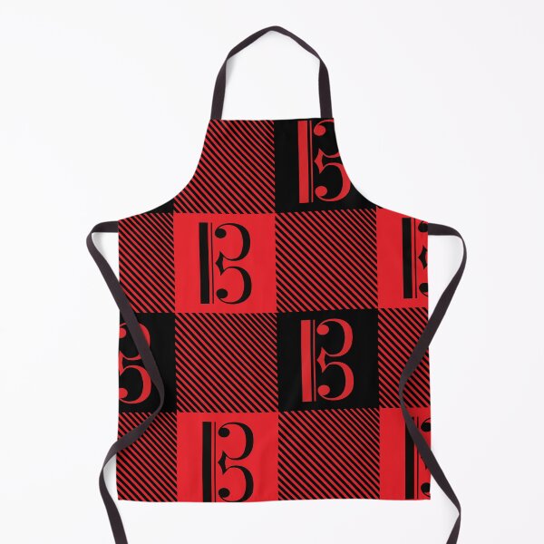 Item preview, Alto/tenor clef with tartan pattern designed and sold by piesdesignart.