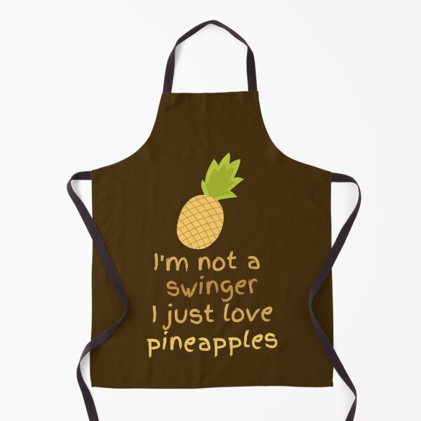 Item preview, I´m Not A Swinger I Just Love Pineapples. Funny Fruity Juicy Pineapple Pun designed and sold by Rebel-Design.
