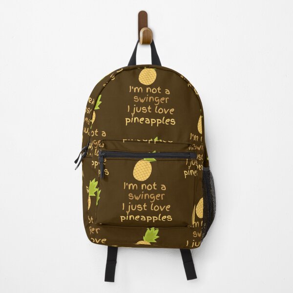 Item preview, I´m Not A Swinger I Just Love Pineapples. Funny Fruity Juicy Pineapple Pun designed and sold by Rebel-Design.