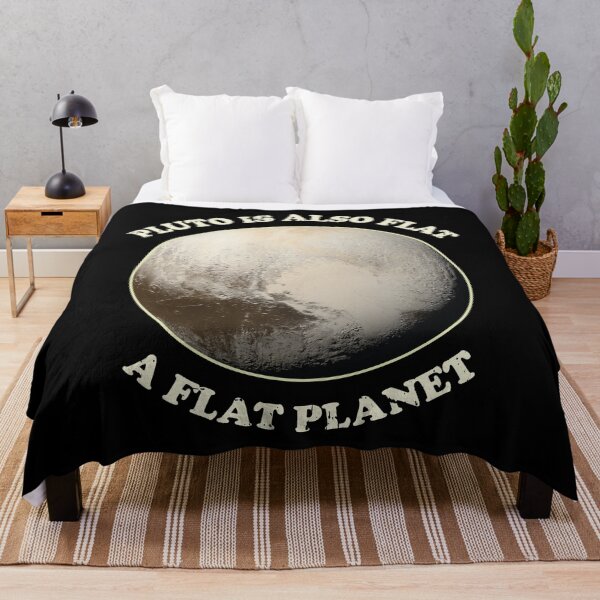 Item preview, Pluto is also flat, a flat Planet designed and sold by Cavemen.