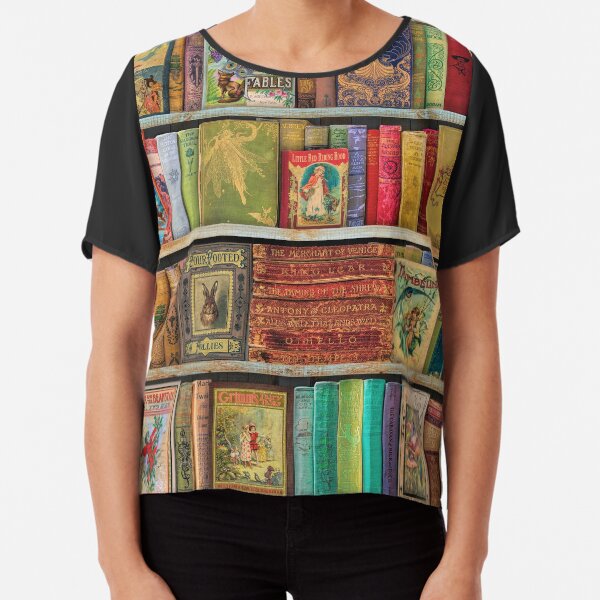 A Daydreamer's Book Shelf Chiffon Top