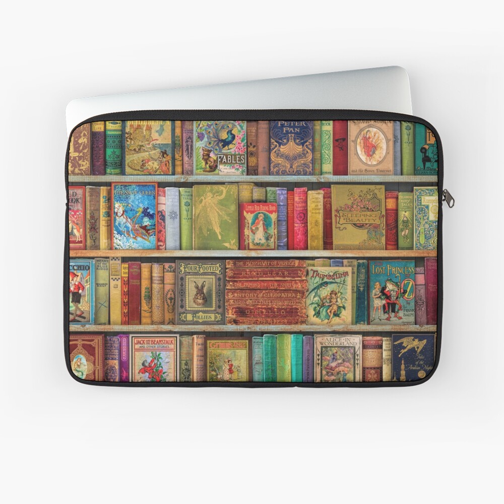 A Daydreamer's Book Shelf Laptop Sleeve